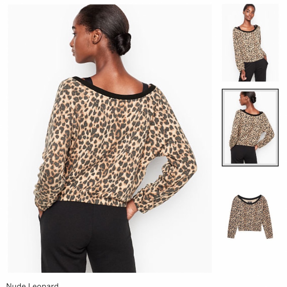 Victoria's Secret Leopard Print sweatshirt